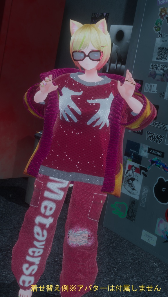 チェケラッチョとか言ってそうな人やカラーギャングが着てそうな3D衣装