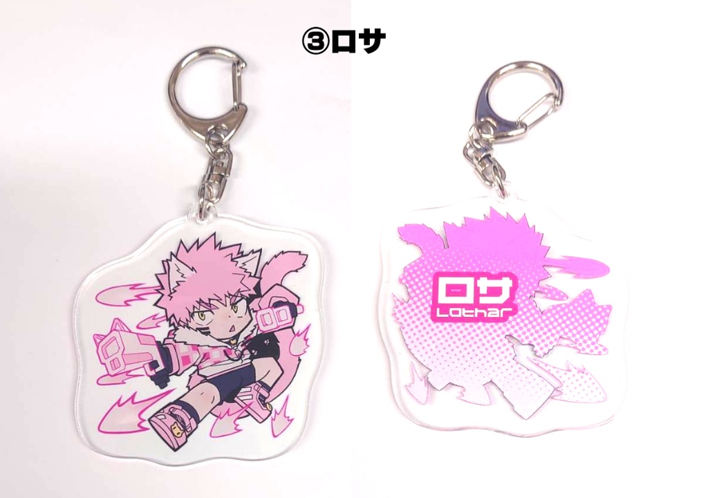 非公式クレサガキャラ アクリルキーホルダー