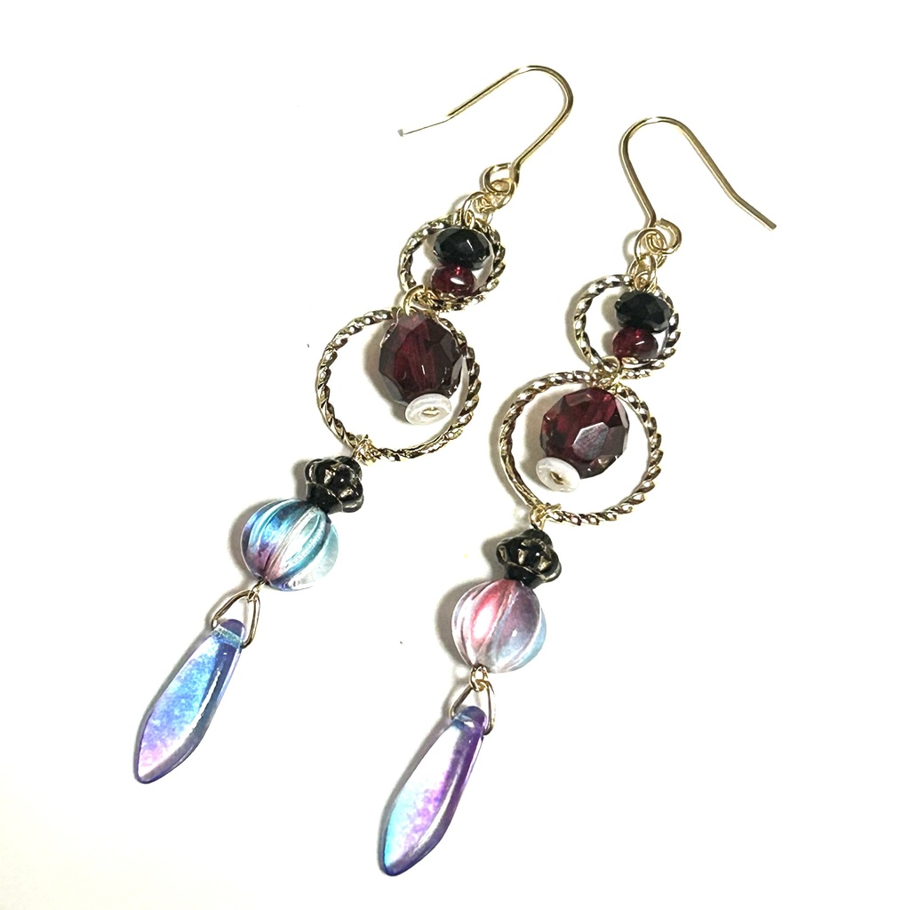 面影イメージピアス・イヤリング（とうらぶ）