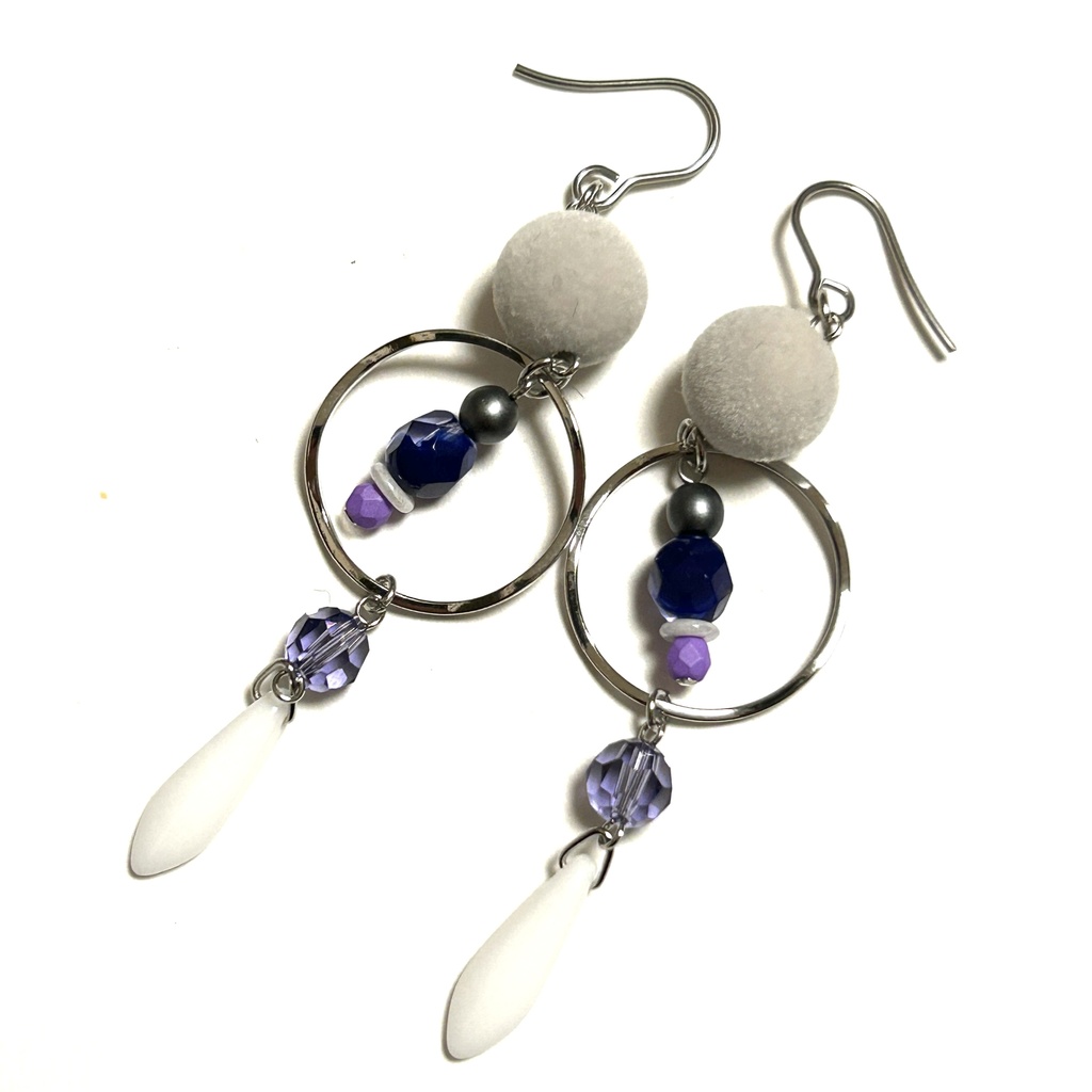 骨喰藤四郎イメージピアス・イヤリング（とうらぶ）