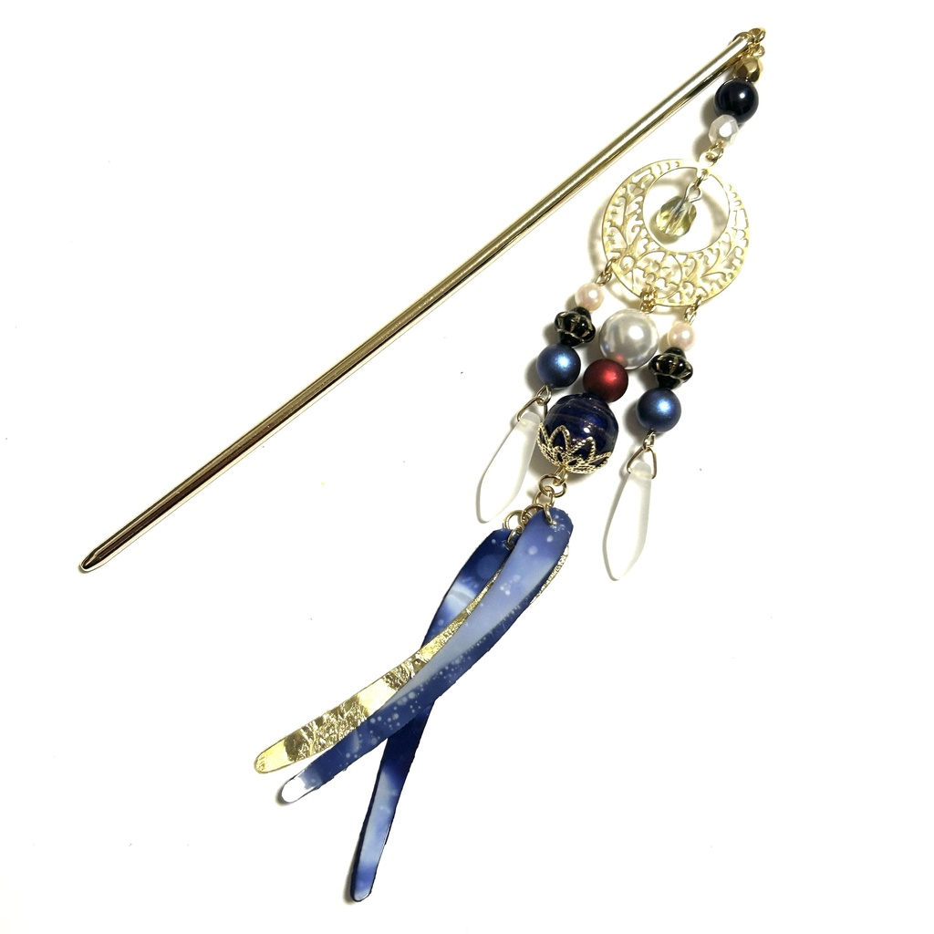 三日月宗近イメージ簪 かんざし（とうらぶ）
