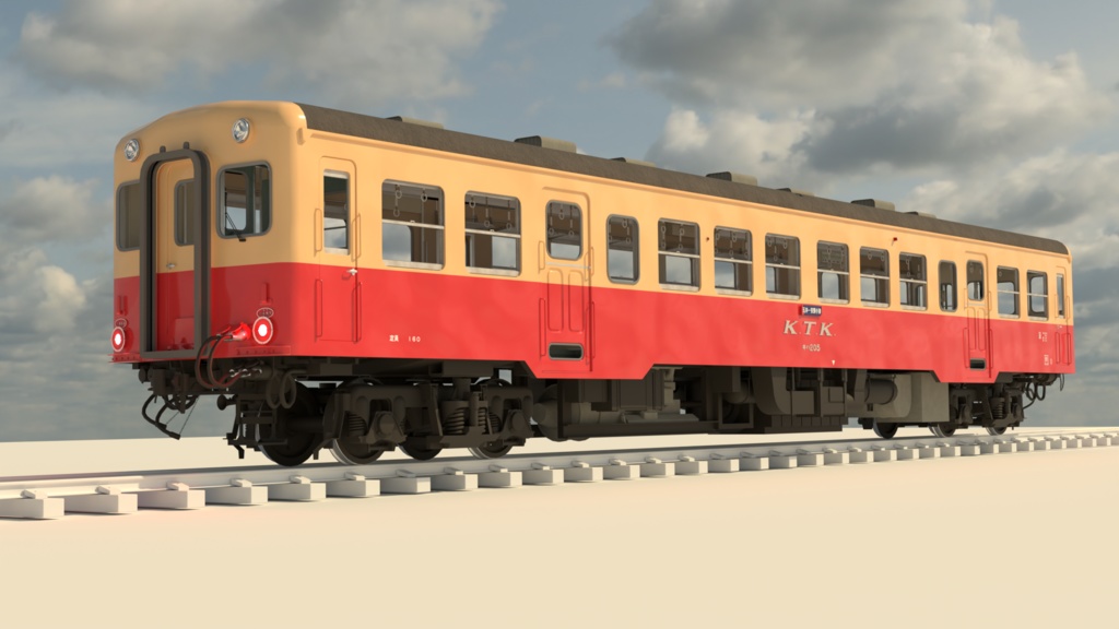 blender 小湊鐵道キハ205