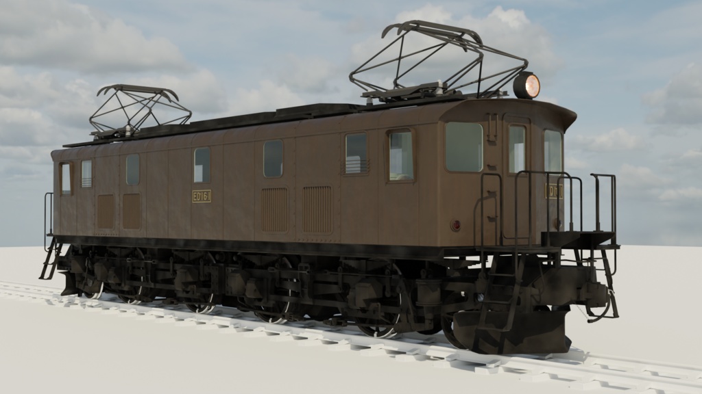 blender 旧鉄道省ED16