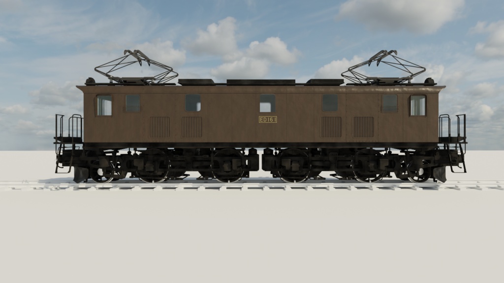 blender 旧鉄道省ED16