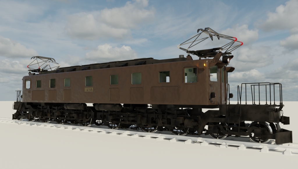 blender 旧鉄道省EF57
