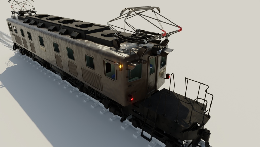blender 旧鉄道省EF57