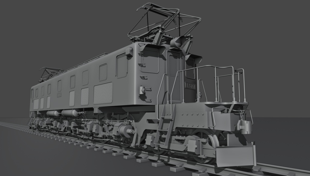 blender 旧鉄道省EF57