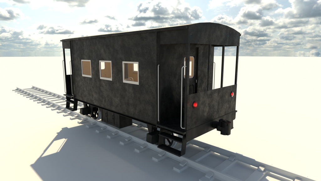blender 貨車セット