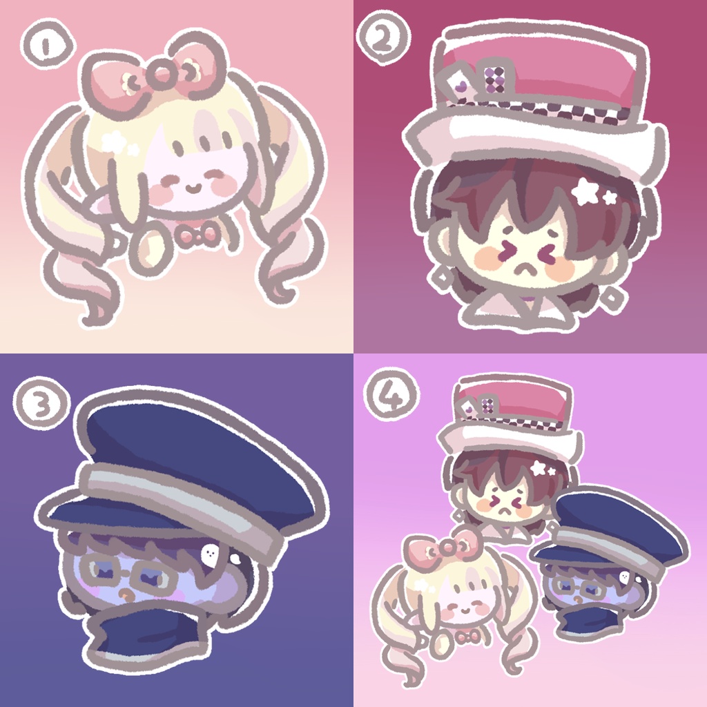 アクリルキャンディチャーム