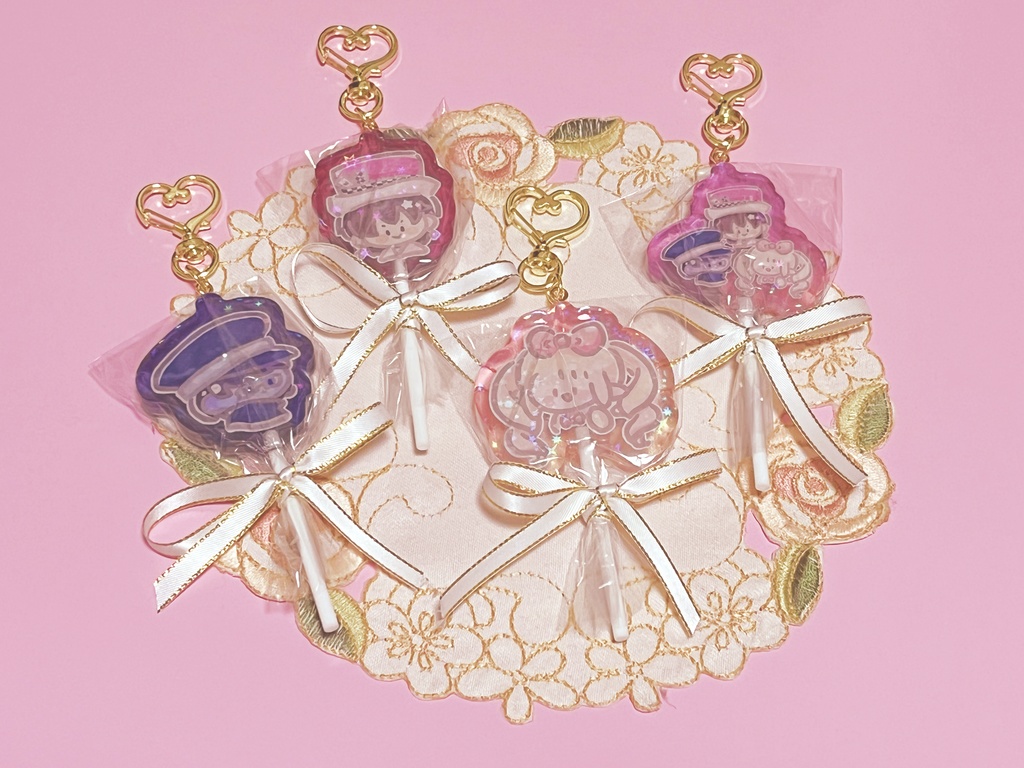 アクリルキャンディチャーム