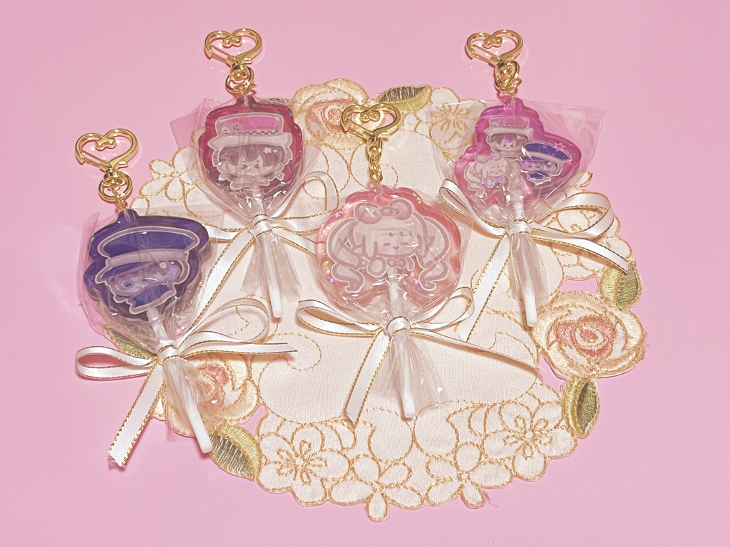 アクリルキャンディチャーム