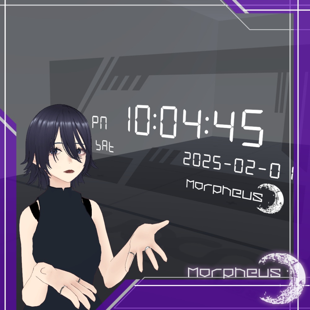 【無料】デジタル時計【UdonSharp】