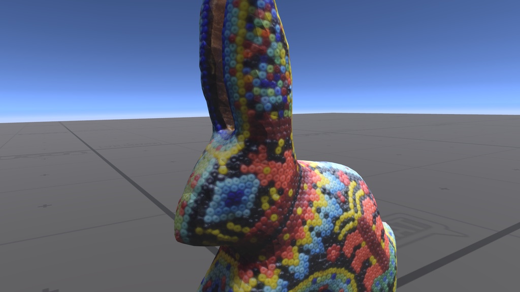 メキシコの伝統工芸品ビーズアート【フォトグラメトリ】