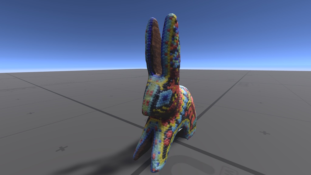 メキシコの伝統工芸品ビーズアート【フォトグラメトリ】