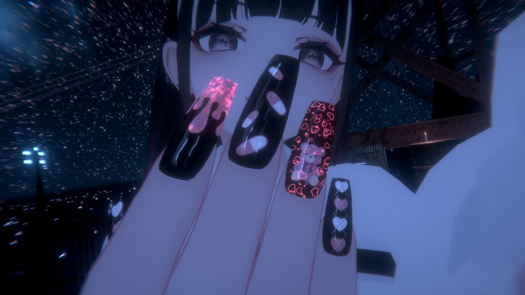 【さくら屋雑貨店】ゆめかわネイルテクスチャ【MDollnail対応】