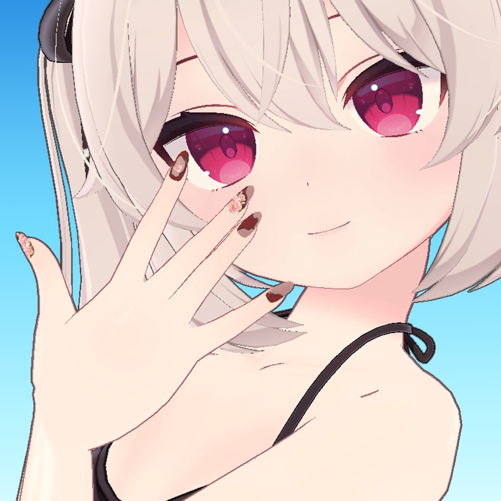 【さくら屋雑貨店】薔薇薫るローズVRネイルチップ【MDollnail対応】