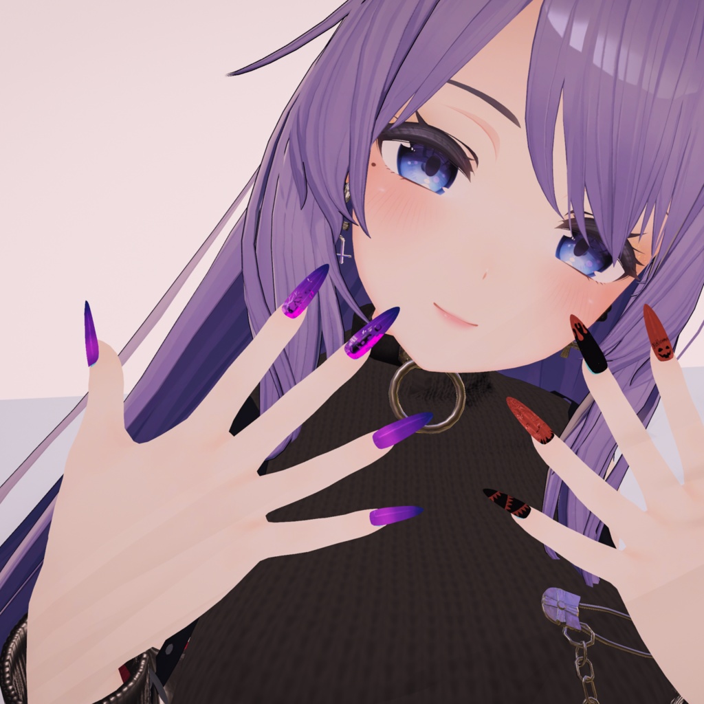 【さくら屋雑貨店】はぴはろVRネイルチップ【MDollnail対応】