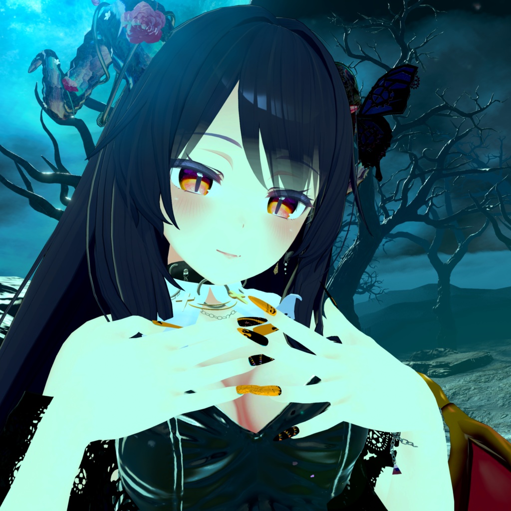 【さくら屋雑貨店】はぴはろVRネイルチップ【MDollnail対応】