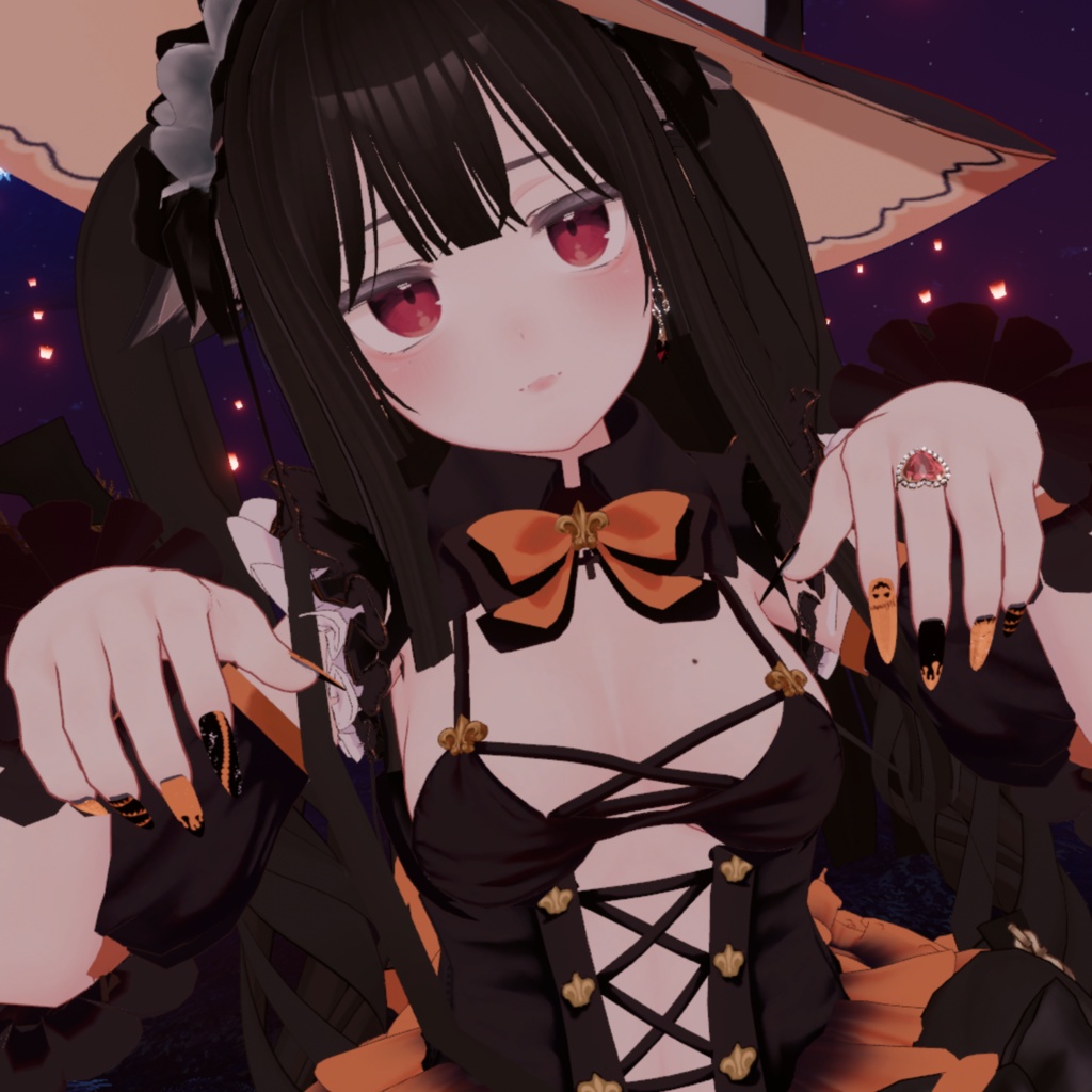 【さくら屋雑貨店】はぴはろVRネイルチップ【MDollnail対応】