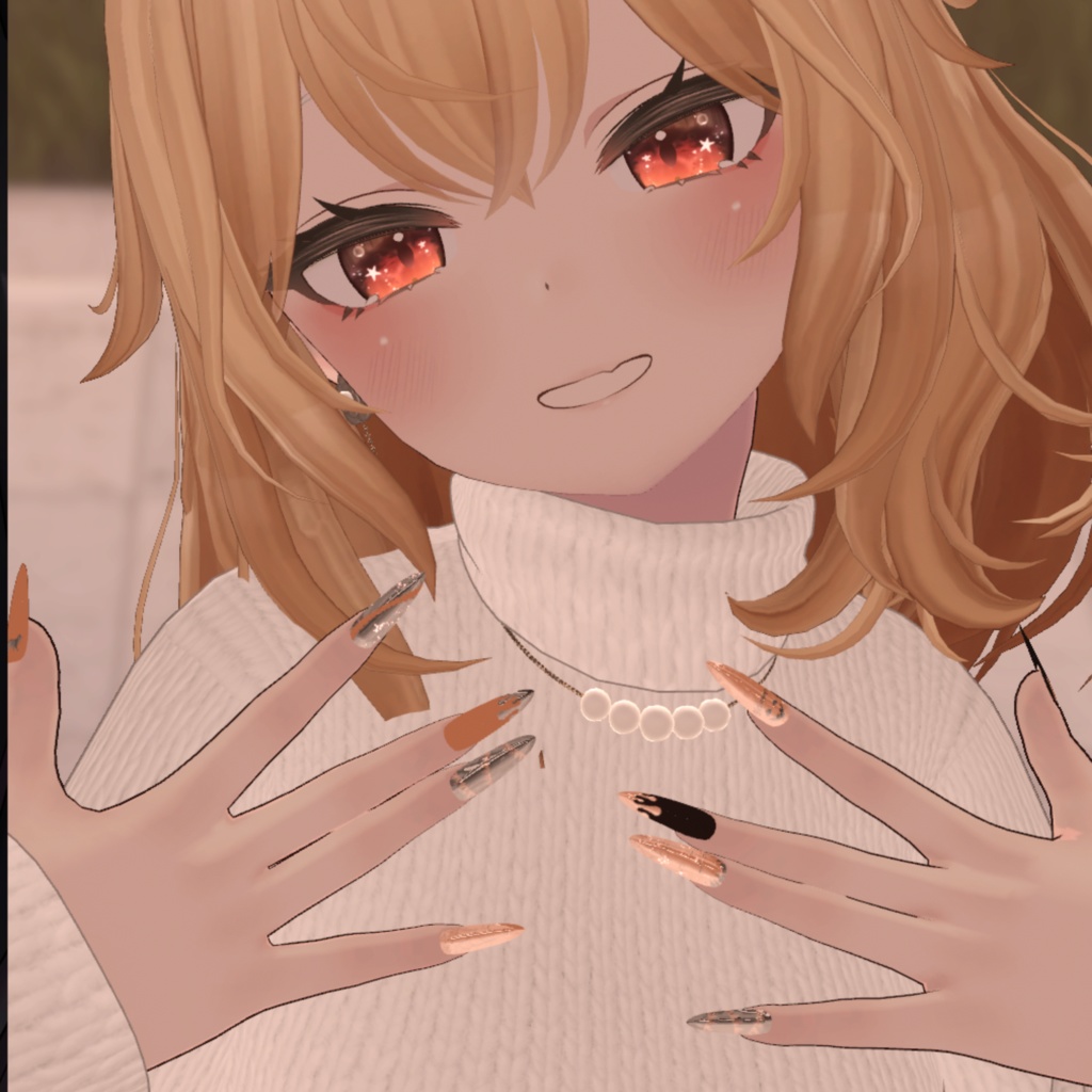 【さくら屋雑貨店】はぴはろVRネイルチップ【MDollnail対応】