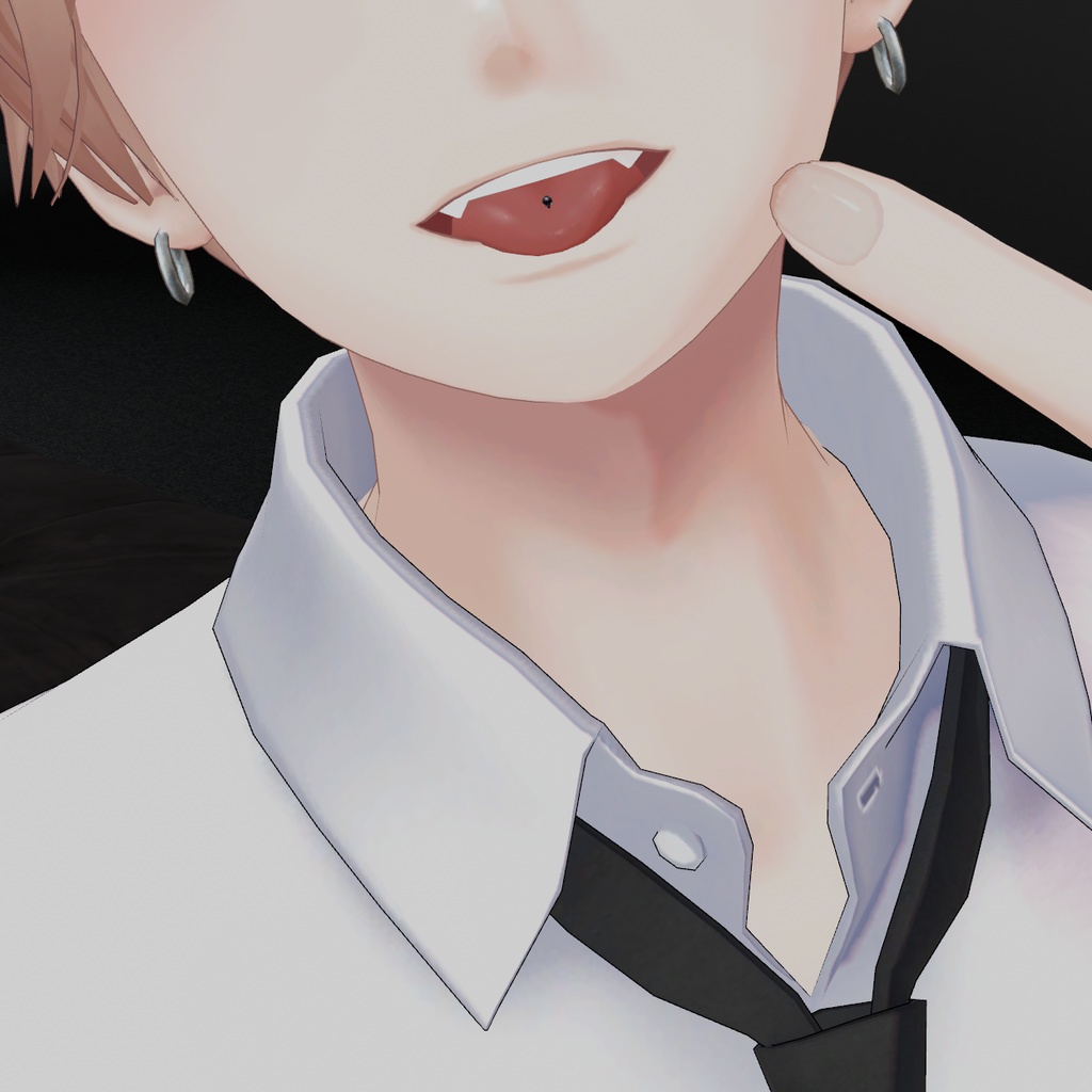 杏里専用舌ピアス【ModularAvatar専用】