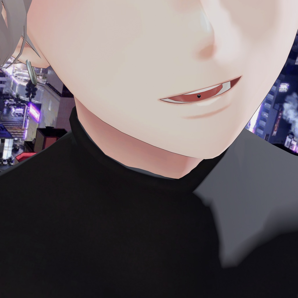 杏里専用舌ピアス【ModularAvatar専用】