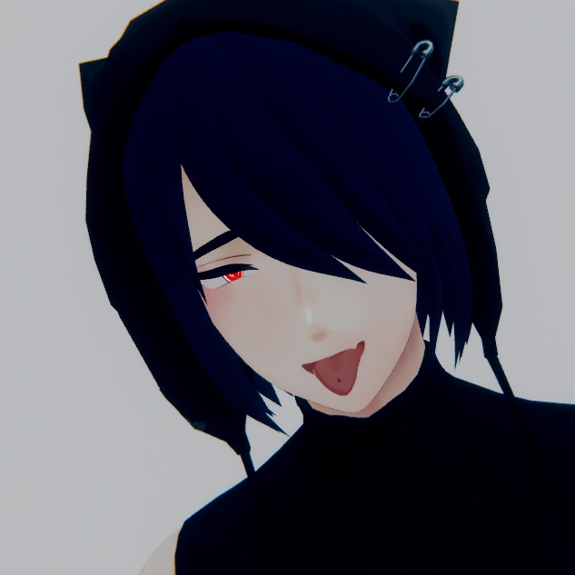 杏里専用舌ピアス【ModularAvatar専用】