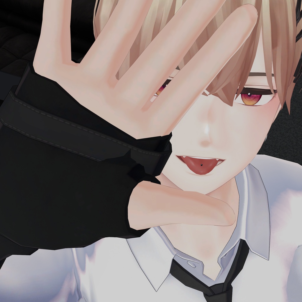 杏里専用舌ピアス【ModularAvatar専用】