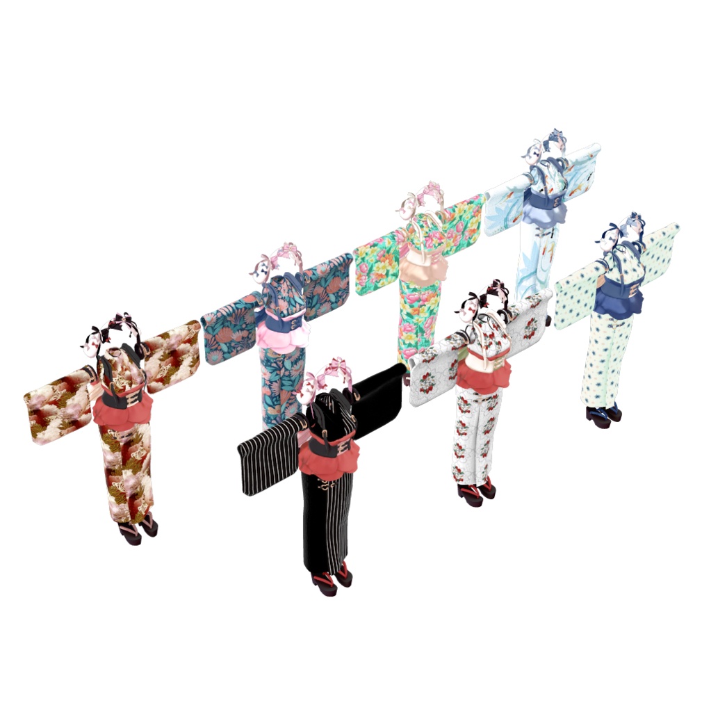 【Add+Re:collection】地雷めるてぃ浴衣ExMaterial【さくら屋雑貨店】