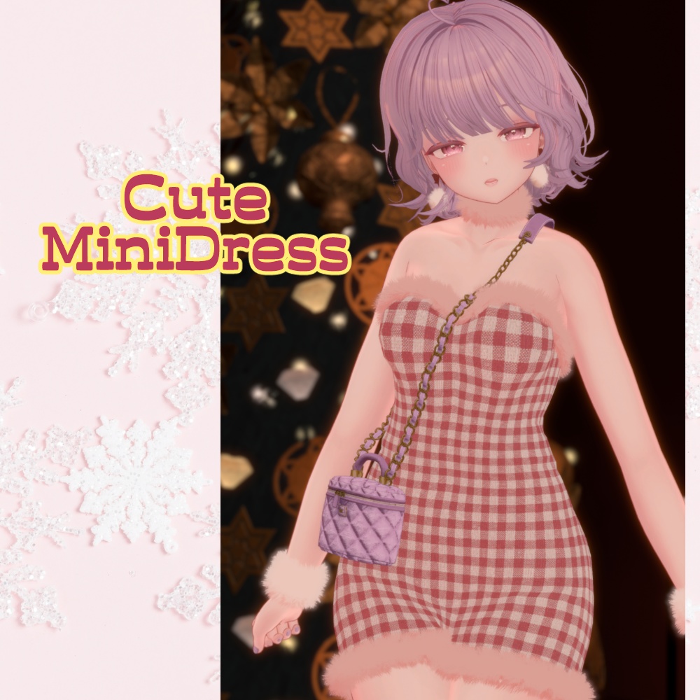 CuteMiniDress&FurPierce【22アバター対応】