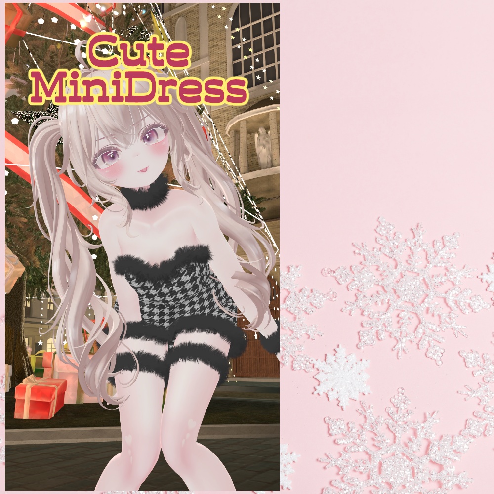 CuteMiniDress&FurPierce【22アバター対応】