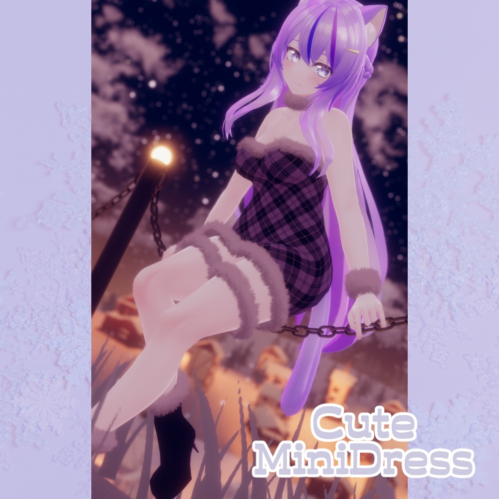 CuteMiniDress&FurPierce【22アバター対応】