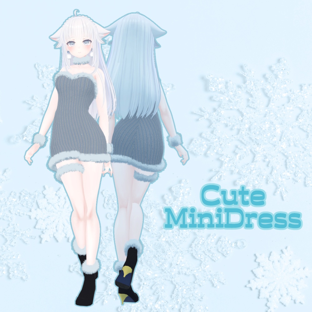 CuteMiniDress&FurPierce【22アバター対応】