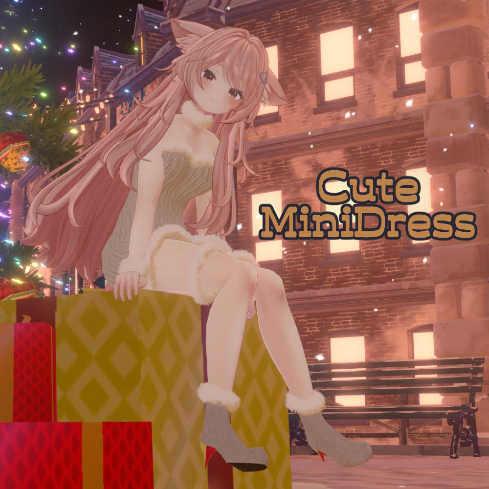 CuteMiniDress&FurPierce【22アバター対応】