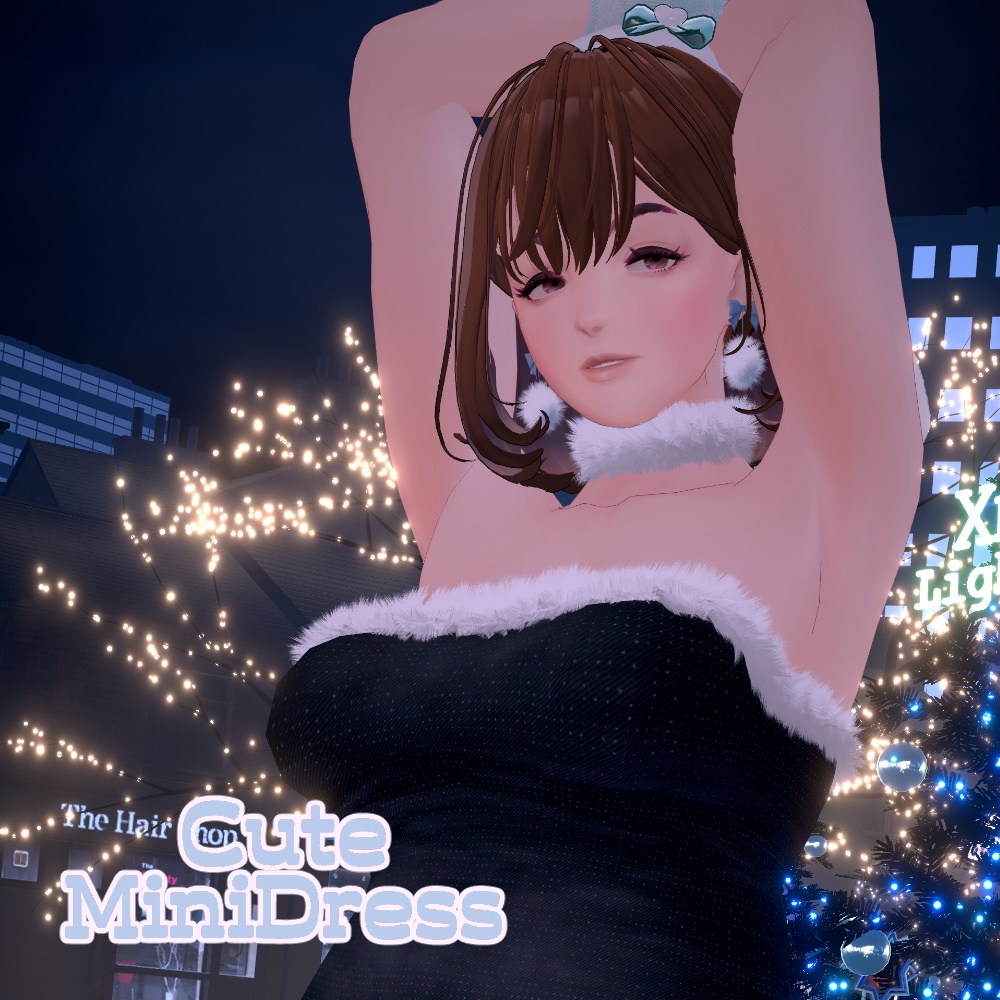 CuteMiniDress&FurPierce【22アバター対応】