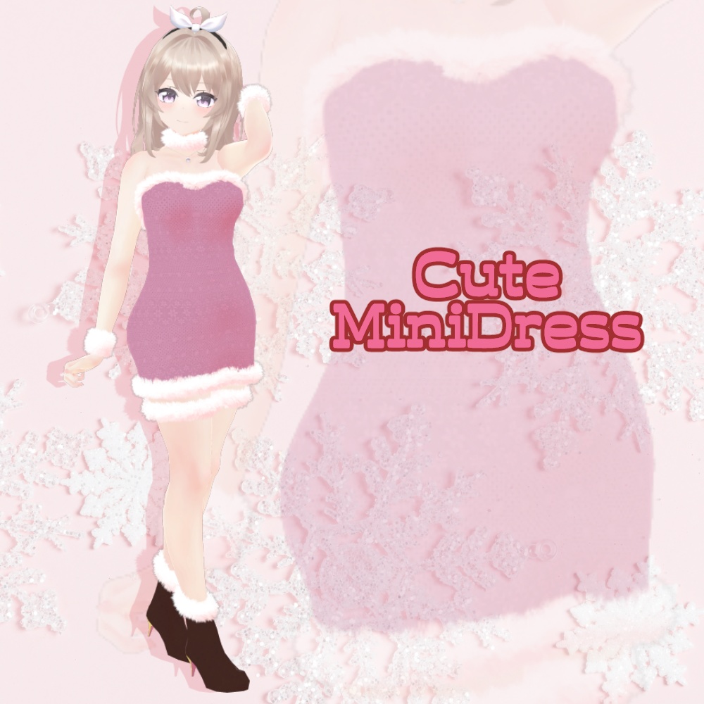 CuteMiniDress&FurPierce【22アバター対応】