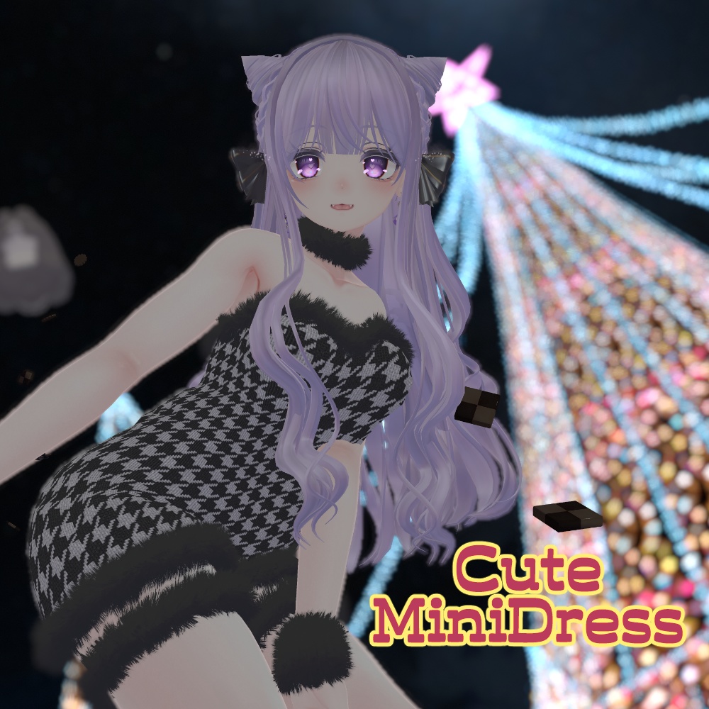 CuteMiniDress&FurPierce【22アバター対応】