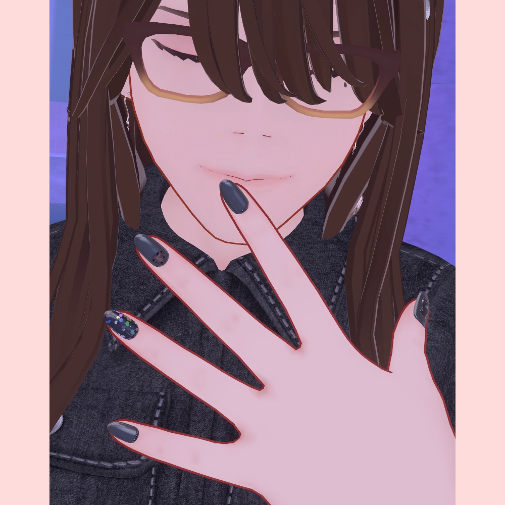 【8アバター対応】BridalNailTip【MA対応】