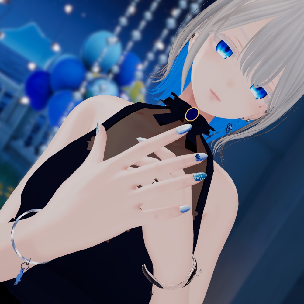 【8アバター対応】BridalNailTip【MA対応】