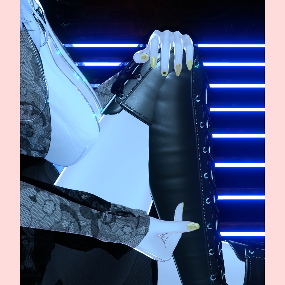 【8アバター対応】BridalNailTip【MA対応】