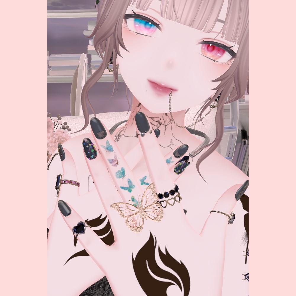 【8アバター対応】BridalNailTip【MA対応】