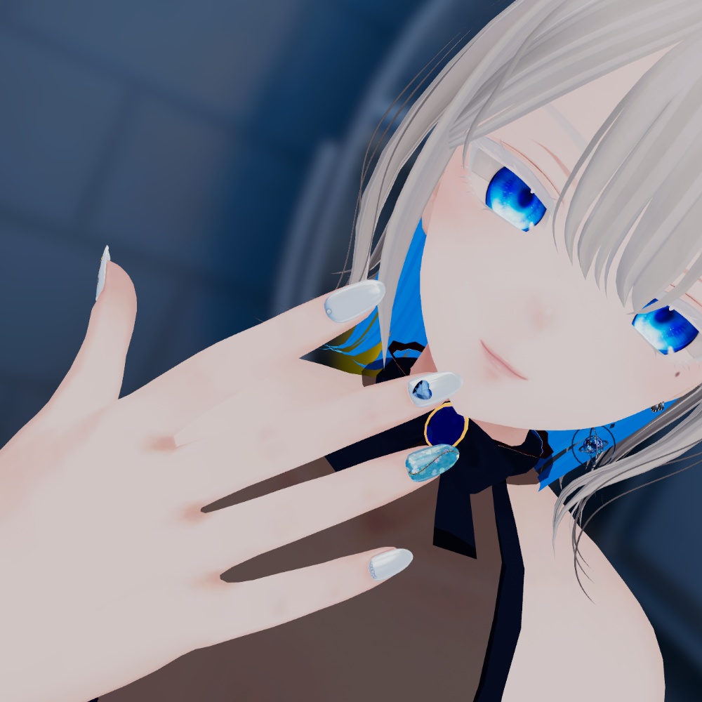 【8アバター対応】BridalNailTip【MA対応】