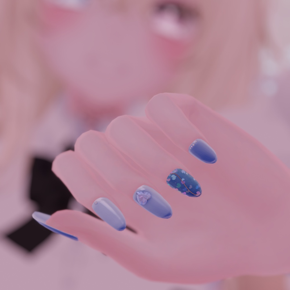 【8アバター対応】BridalNailTip【MA対応】