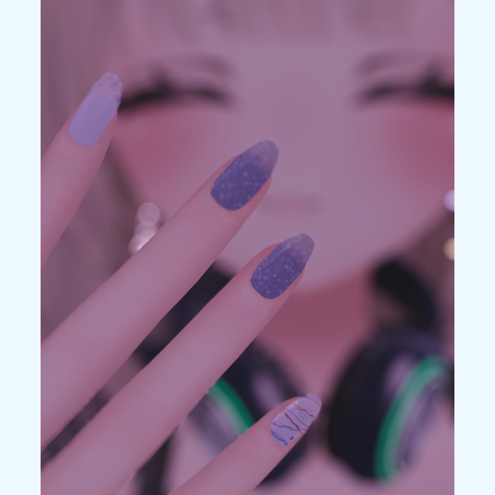 【5アバター対応】CoffinNail【Hand&Foot】