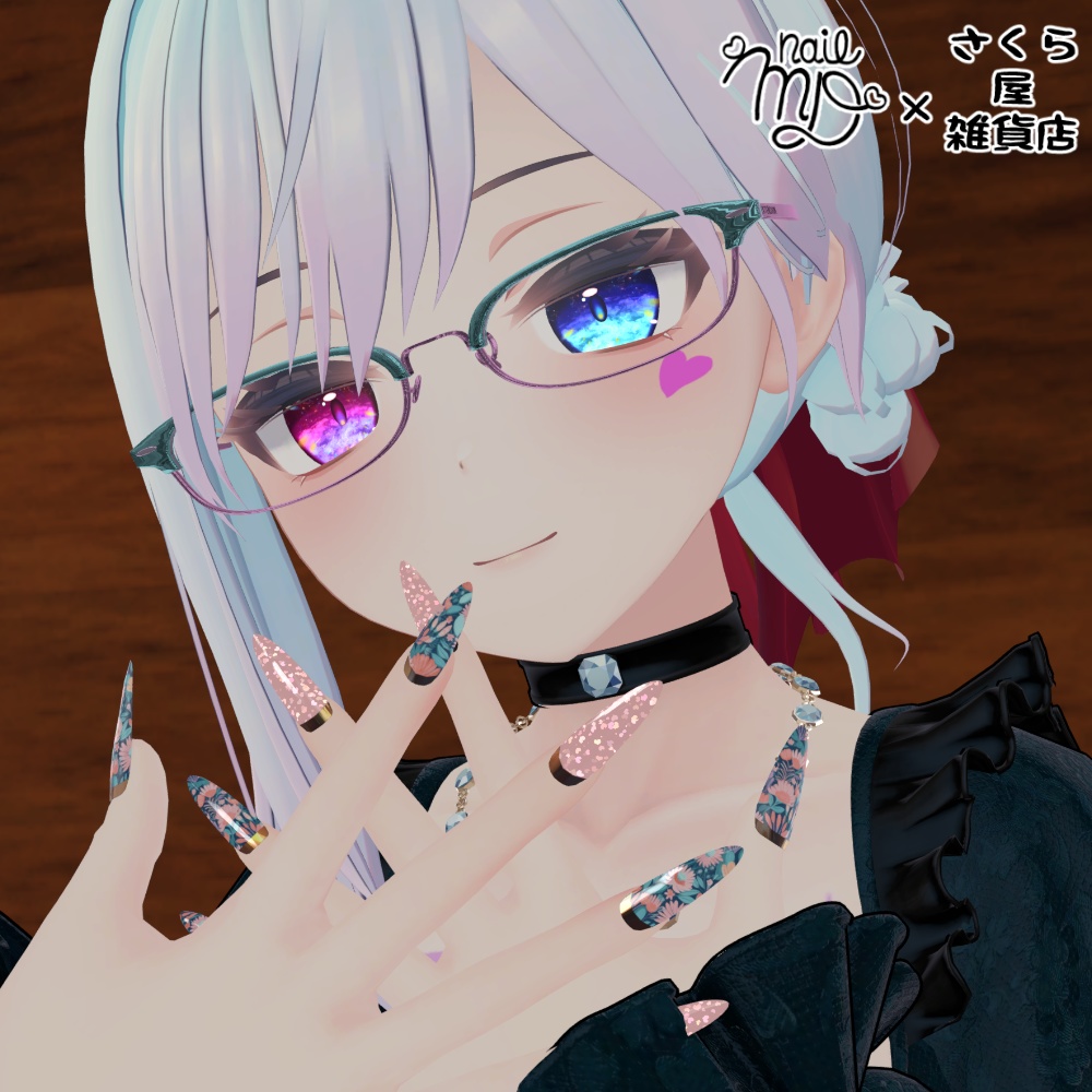 【MDollnail対応】根本フレンチネイル❤【MaterialOnly】