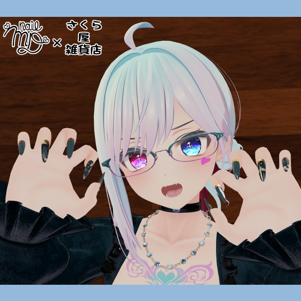 【MDollnail対応】根本フレンチネイル❤【MaterialOnly】