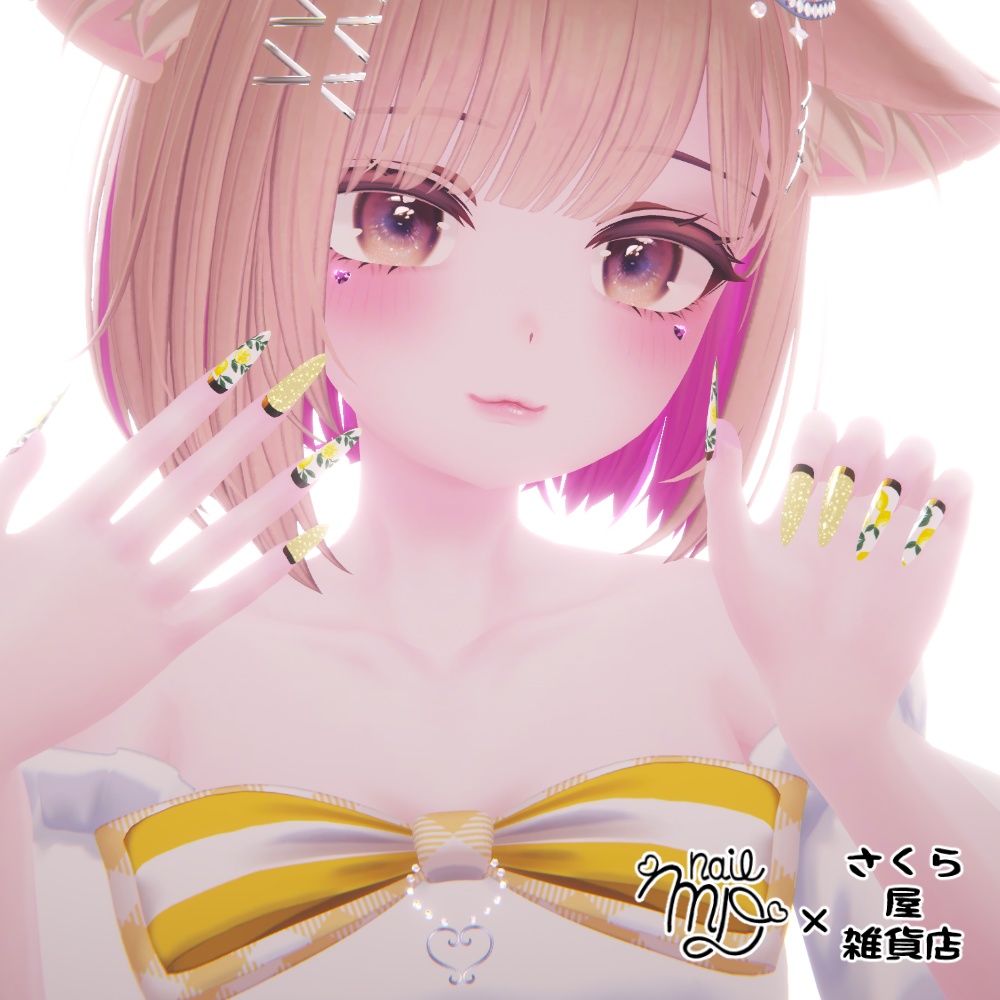 【MDollnail対応】根本フレンチネイル❤【MaterialOnly】