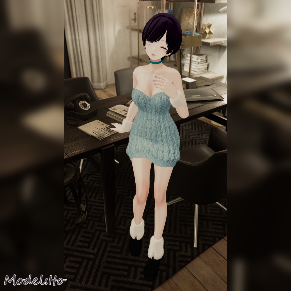 【白雨/森羅対応】Re:CuteMiniDress