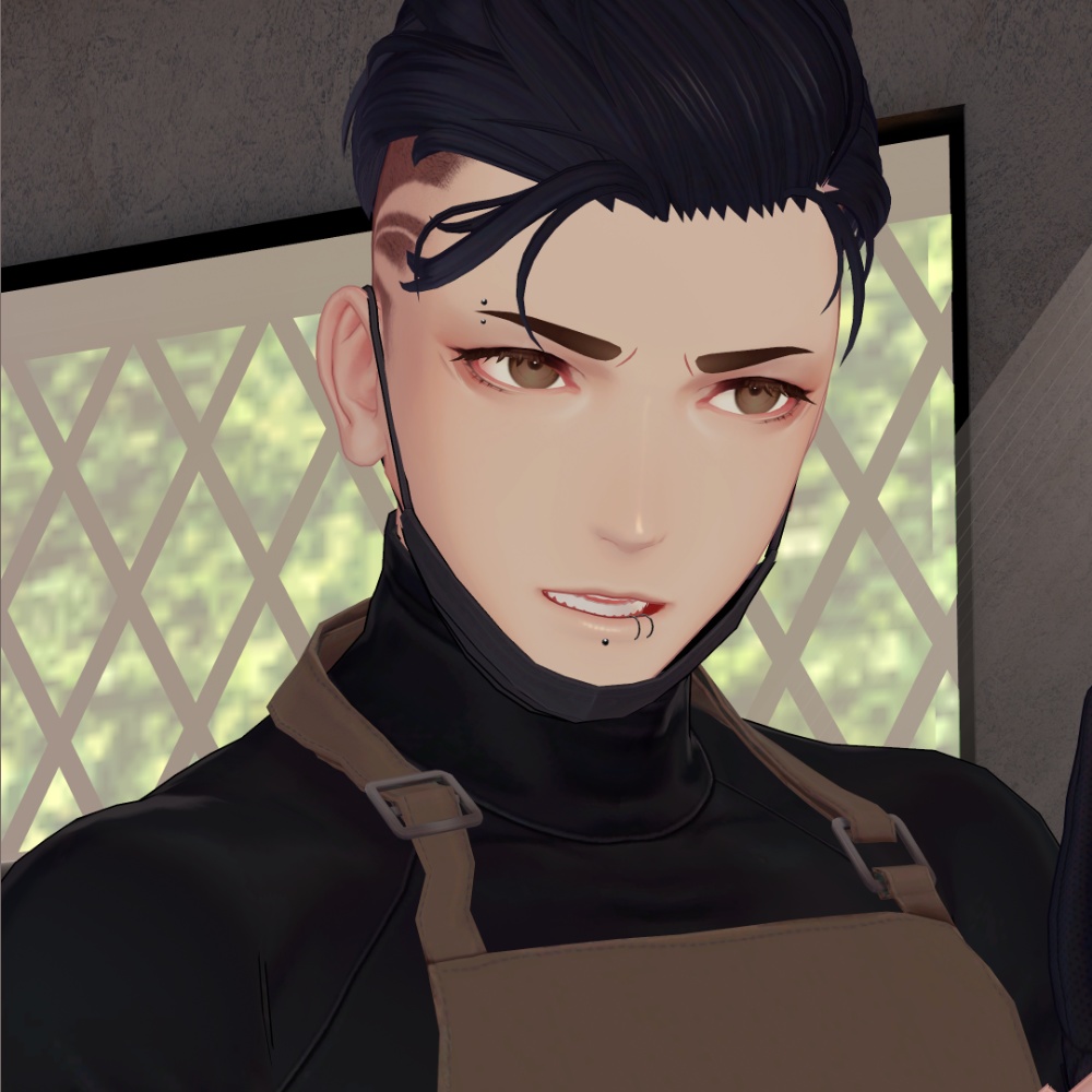 【社畜の連成さん対応】EyeblowPiercing&TonguePiercing&LipPiercing