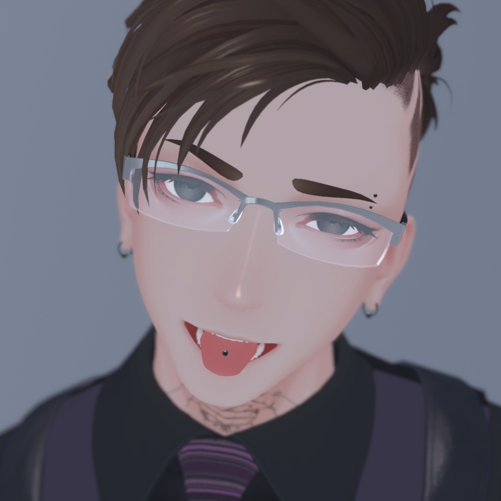 【社畜の連成さん対応】EyeblowPiercing&TonguePiercing&LipPiercing